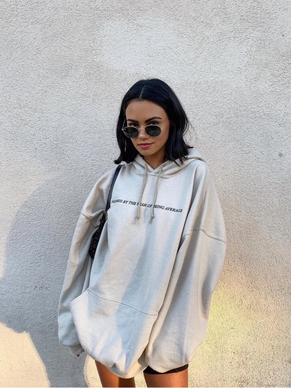 The Mayfair Group Inspired By The Fear Of Being Average Beige Hoodie *RARE*